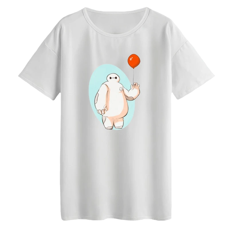 تی‌شرت لانگ آستین کوتاه زنانه مدل بیمکس و بادکنک