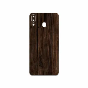 MAHOOT Dark Walnut Wood Cover Sticker for Samsung Galaxy M20