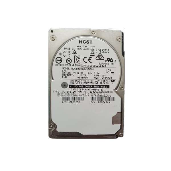 هارددیسک اینترنال اچ جی اس تی مدل HUC101812CS4204 ظرفیت 1.2 ترابایت هارددیسک اینترنال اچ جی اس تی مدل HUC101812CS4204 ظرفیت 1.2 ترابایت