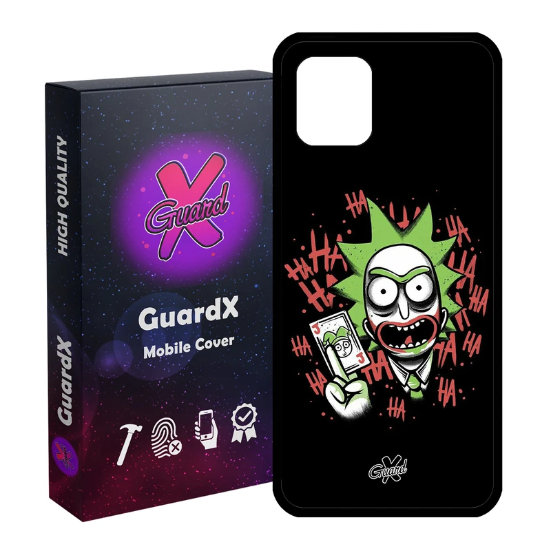 کاور گارد ایکس طرح Rick and Morty مدل Glass10151 مناسب برای گوشی موبایل سامسونگ Galaxy Note 10 Lite