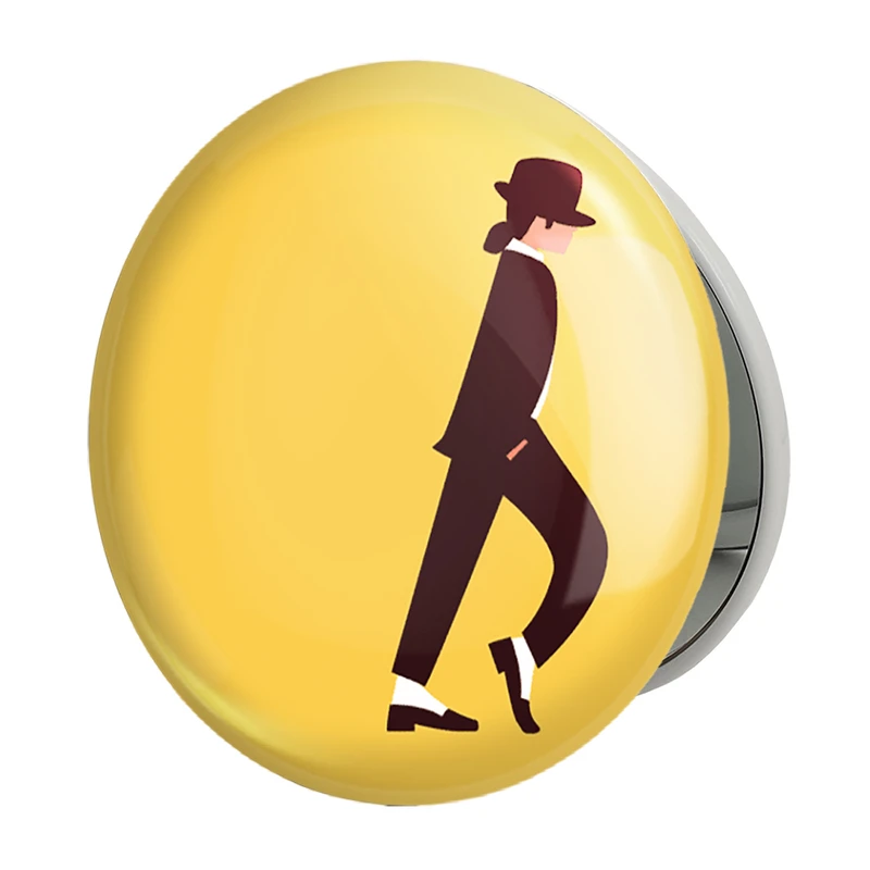آینه جیبی خندالو طرح مایکل جکسون Michael Jackson مدل تاشو کد 3283 