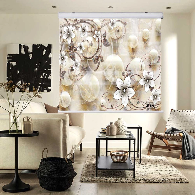 پرده زبرا زیو کد 3D11417 سایز 150x200 سانتی متر