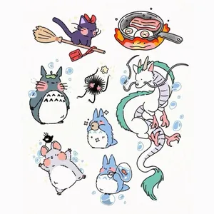 استیکر طرح انیمه های کره کد ۷۰ مجموعه ۸ عددی