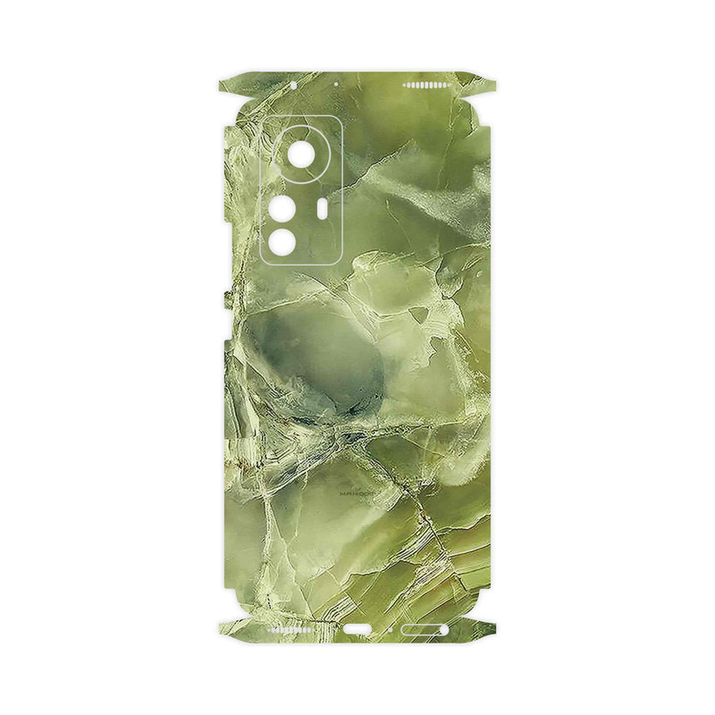برچسب پوششی ماهوت مدل Green_Crystal_Marble-FullSkin مناسب برای گوشی موبایل شیائومی 12 Pro