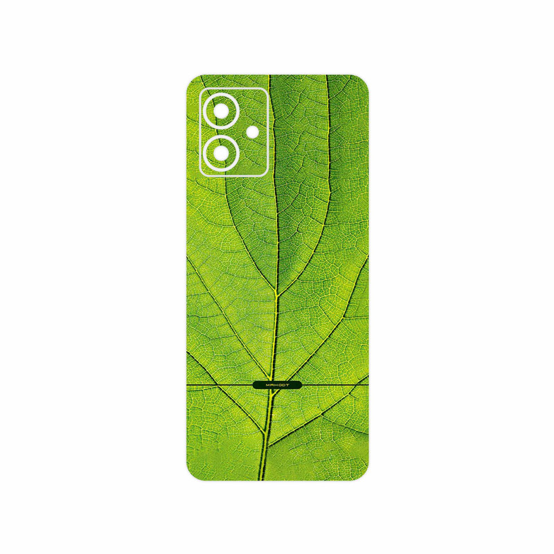 برچسب پوششی ماهوت مدل Leaf_Texture مناسب برای گوشی موبایل موتورولا Moto G14