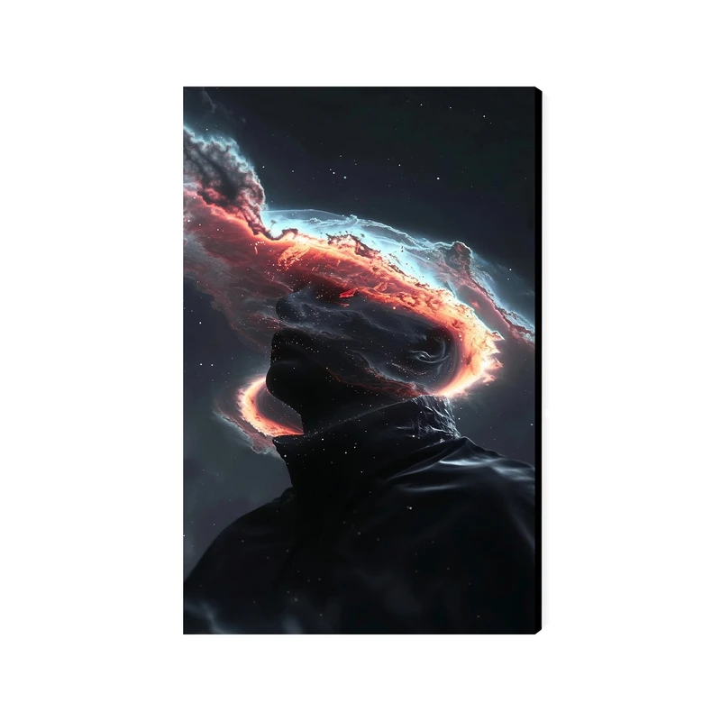 تابلو شاسی عرش مدل فانتزی منظره فضا و کهکشان کد As5296