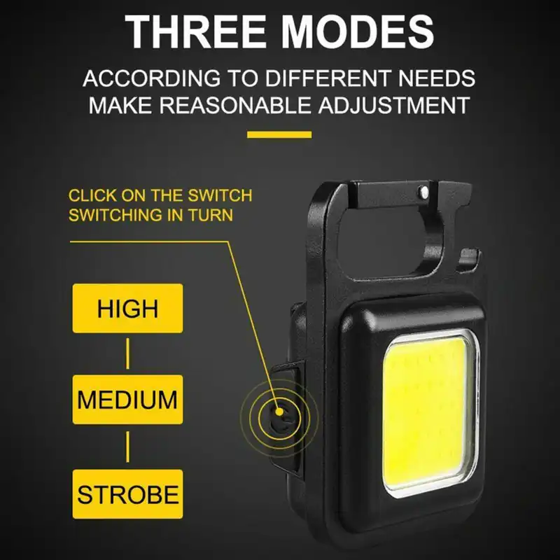 چراغ قوه مدل مینی لامپ شارژی