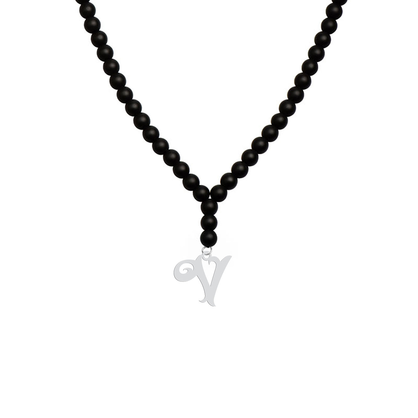 گردنبند نقره زنانه هایکا مدل حرف V کد n.ha1-804