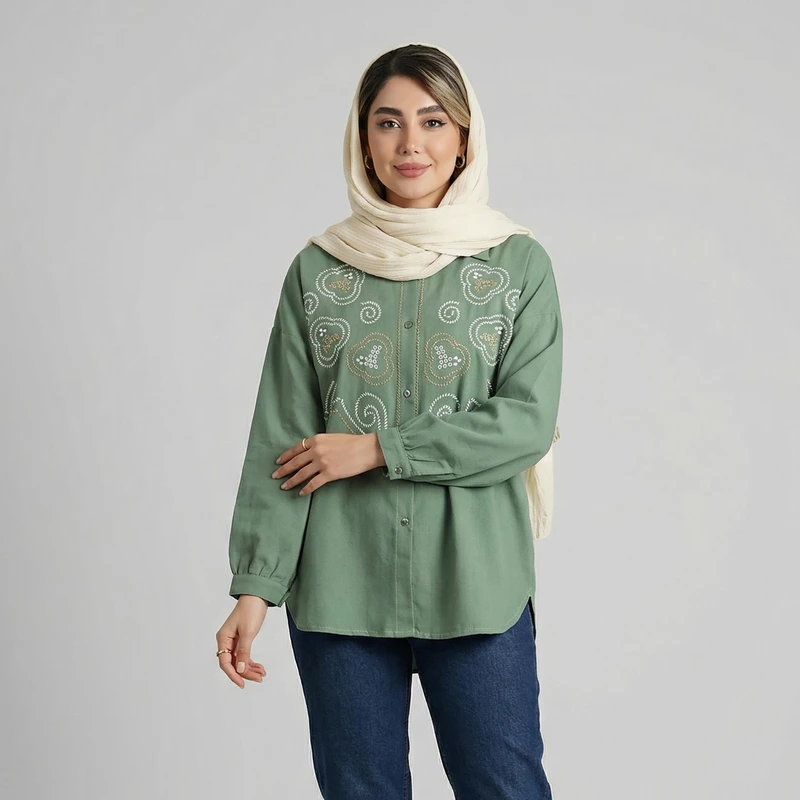 مانتو زیر باسن زنانه السانا مدل آتینا کد 226810