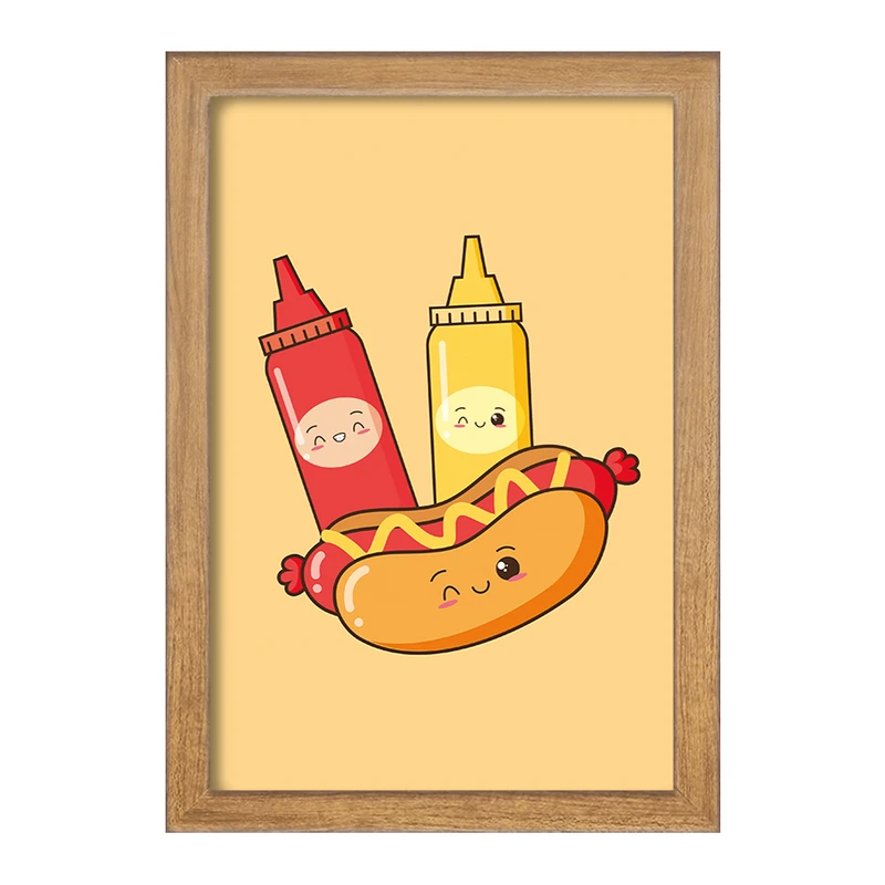 تابلو خندالو مدل فست فود (Fast Food) کد 36567