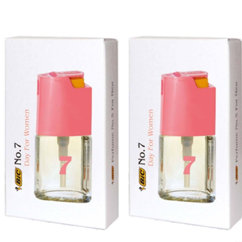 عطر جیبی زنانه بیک شماره 7 حجم 7.5 میلی لیتر بسته 2 عددی