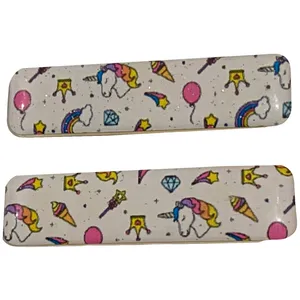 گیره مو دخترانه مدل یونیکورن بسته 2 عددی