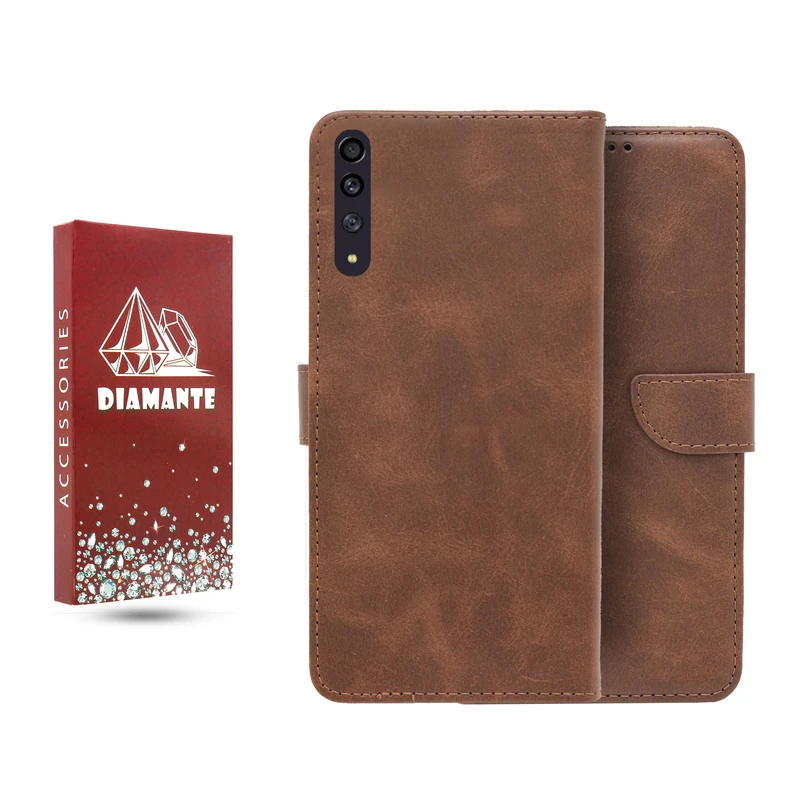 کیف کلاسوری دیامانته مدل چرم مناسب برای گوشی موبایل سامسونگ Galaxy A70s