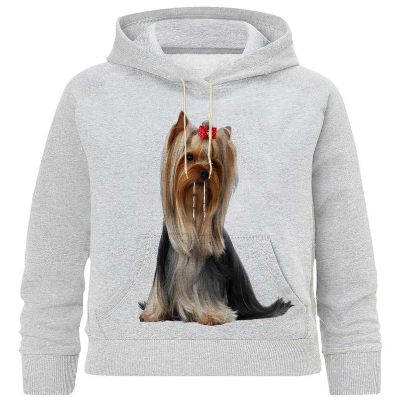 هودی دخترانه مدل M 23 سگ