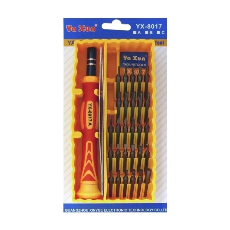   پیچ گوشتی یاکسون مدل yx-8017A بسته 30 عددی