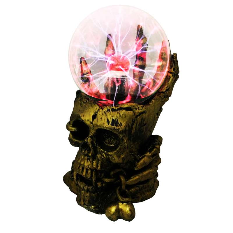 گوی پلاسما مدل Golden Skeleton