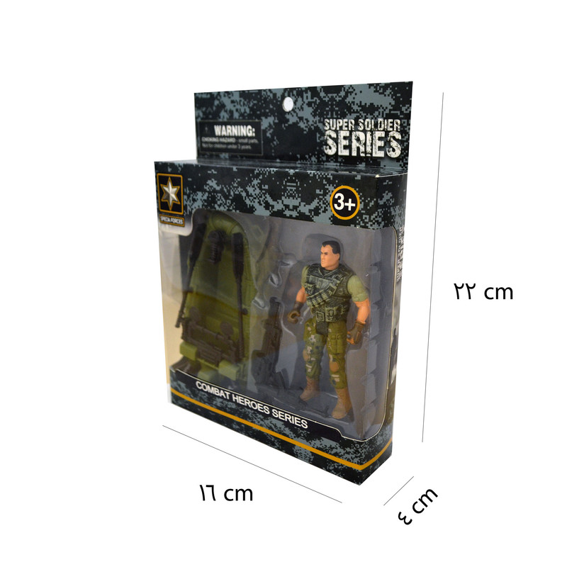 اکشن فیگور مدل کوماندوی قایق سوار