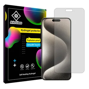 Arka Glass Tough model transparent screen protector suitable for Apple iPhone 15 Pro Max mobile phone