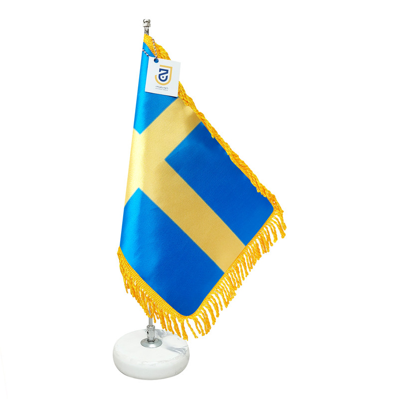 پرچم رومیزی جاویدان تندیس پرگاس مدل سوئد کد 1