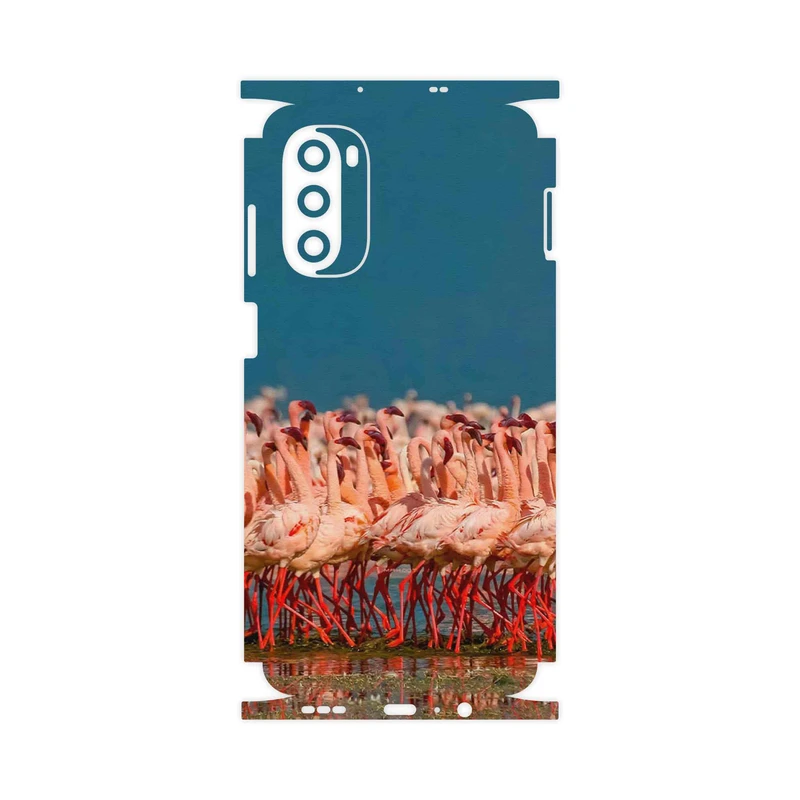 برچسب پوششی ماهوت مدل Flamingo-FullSkin مناسب برای گوشی موبایل موتورولا Moto G52