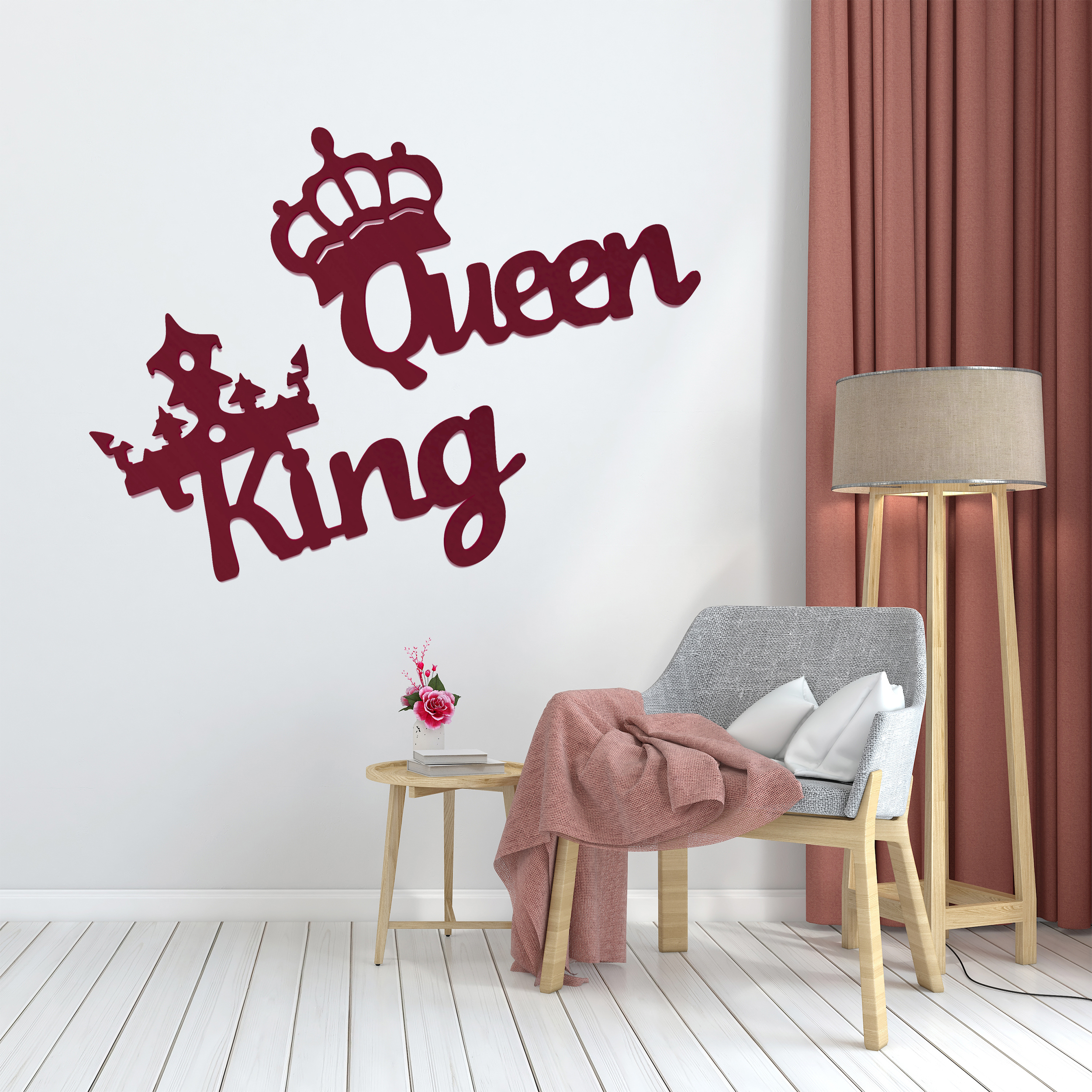 دیوارکوب مدل King Queen مجموعه 2 عددی