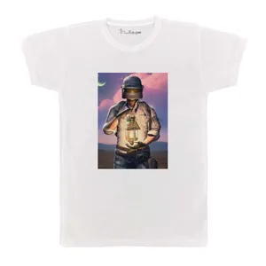 تی شرت بچگانه پرمانه طرح PUBG کد pmt.2727