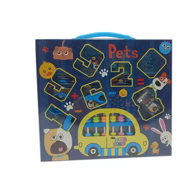 بسته لوازم تحریر مدل حیوانات مجموعه 6 عددی