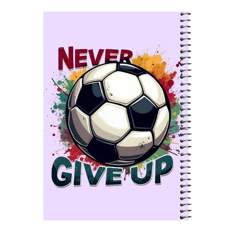 دفتر مشق 80 برگ اس جی مدل توپ فوتبال    