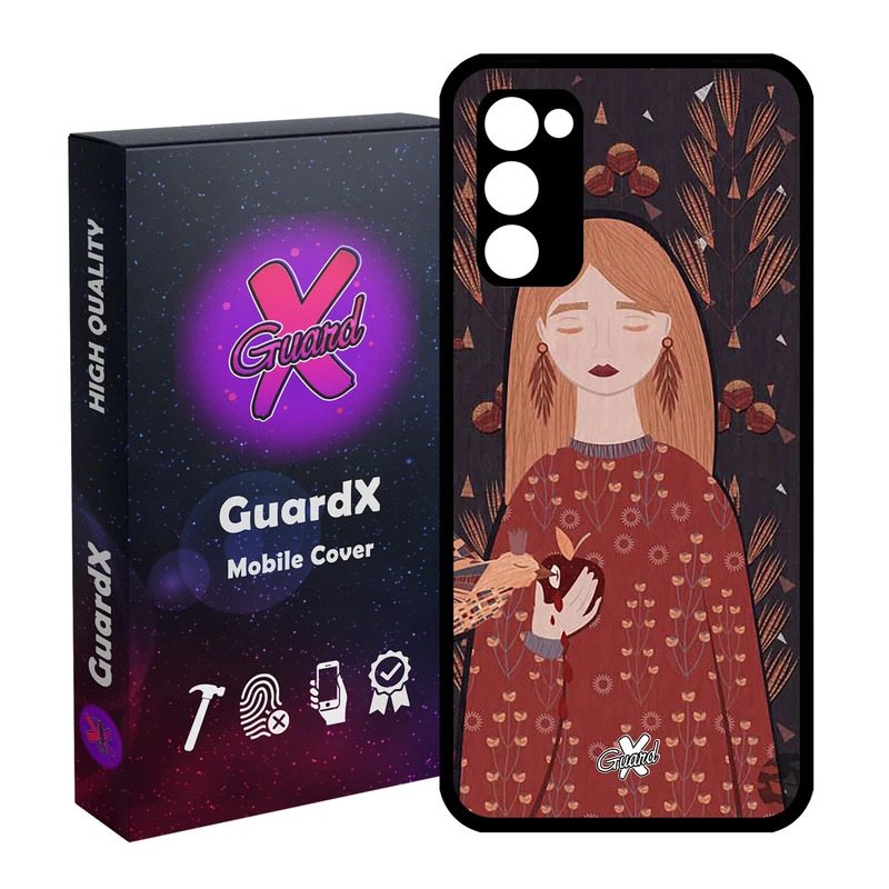 کاور گارد ایکس طرح دختر مدل Glass10413 مناسب برای گوشی موبایل سامسونگ Galaxy S20 FE