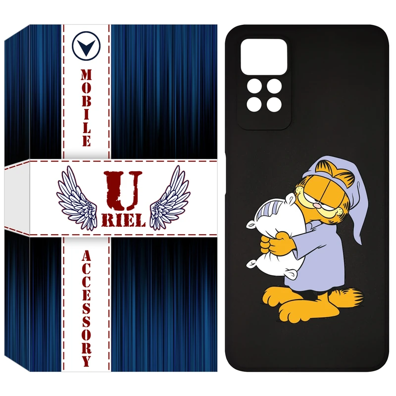 کاور یوریل مدل KSH کد 73 طرح گارفیلد مناسب برای گوشی موبایل شیائومی Redmi Note 12 Pro 4G