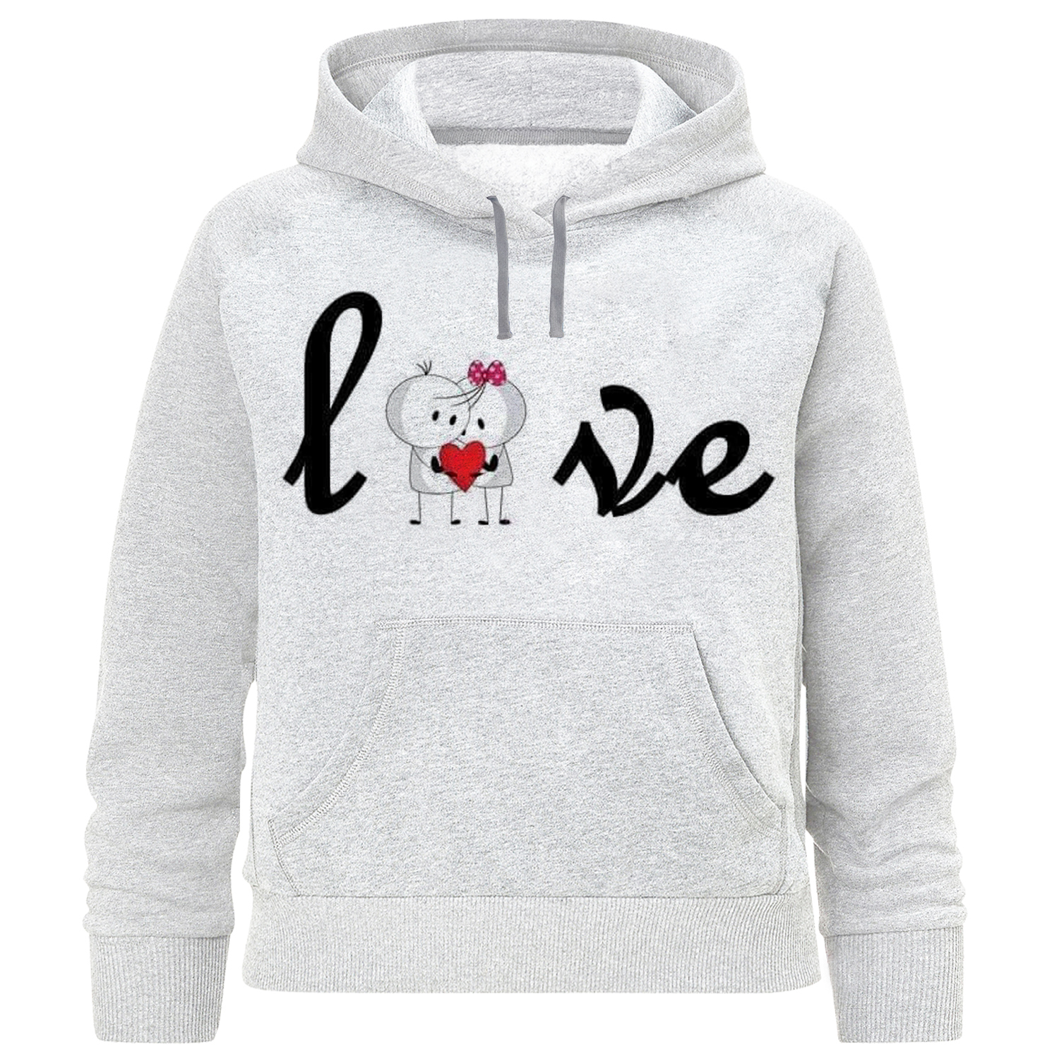 هودی دخترانه مدل LOVE F711