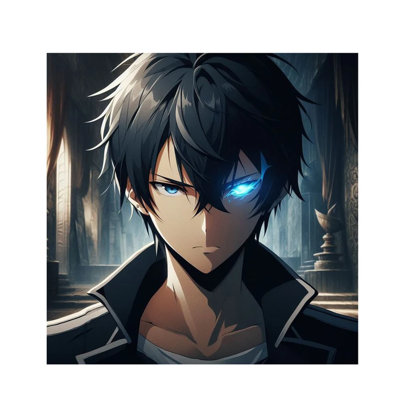 استیکر لپ تاپ و موبایل مدل انیمه طرح سولو لولینگ سونگ جین وو solo leveling sung jin woo کد 514