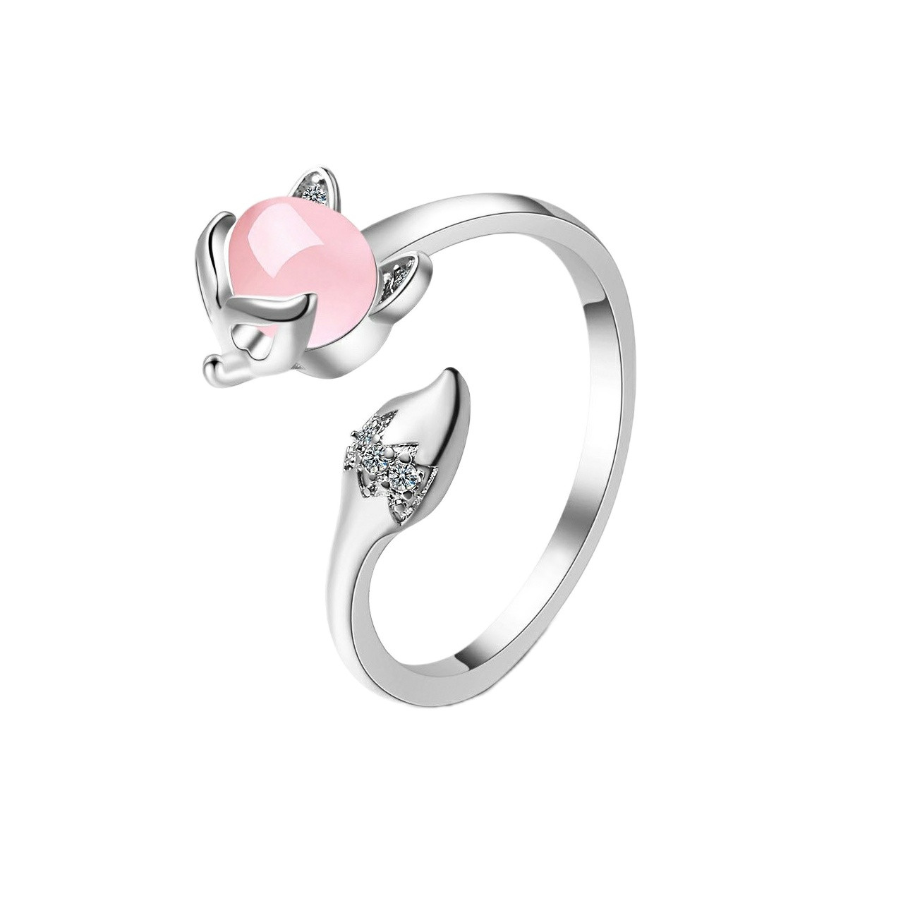 انگشتر دخترانه مدل روباه کد 00684