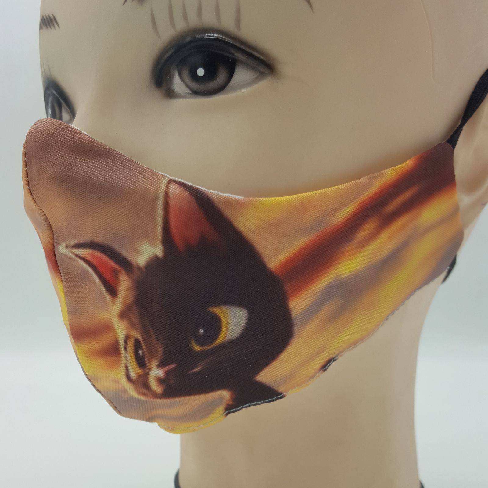 ماسک تزیینی بچگانه کالای ورزشی پروین مدل گربه -  - 2