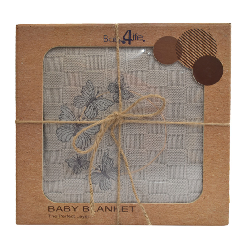 پتو نوزادی بیبی فور لایف مدل 2137.4 سایز 100x80 سانتی متر