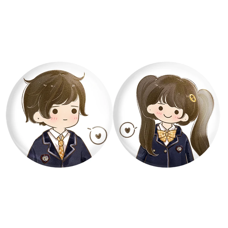 مگنت خندالو مدل عاشقانه Love کد A49 مجموعه 2 عددی