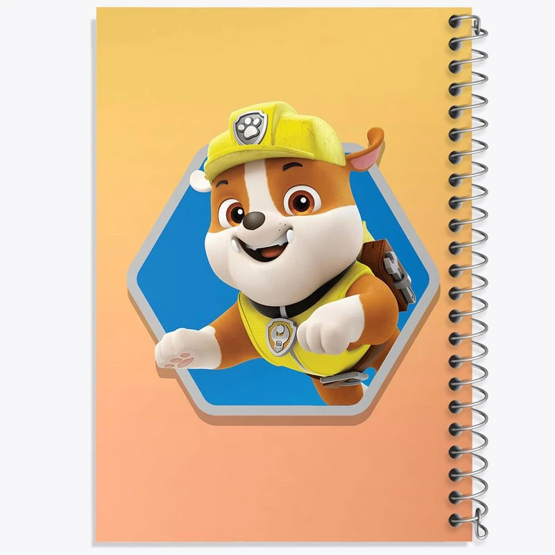 دفتر مشق 100 برگ خندالو طرح رابل سگ های نگهبان Paw Patrol کد 12587