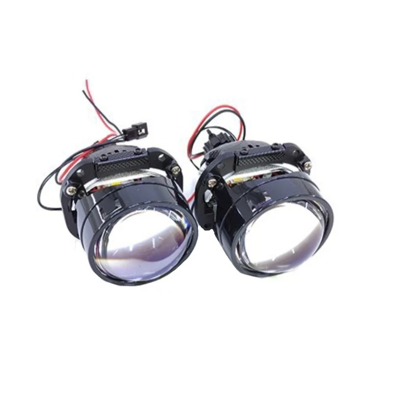 هدلایت خودرو ام زد ام مدل L100PRO BI-LED پایه 9005/H4/H7 به همراه قاب بسته 2 عددی