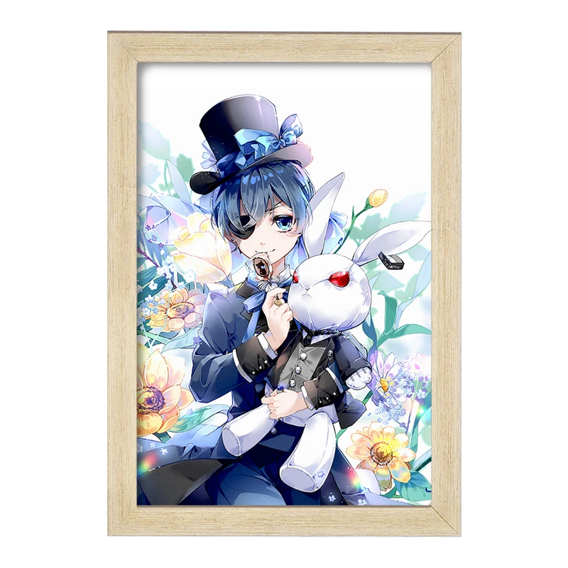 تابلو خندالو مدل شیل انیمه خادم سیاه Black Butler  کد 16341