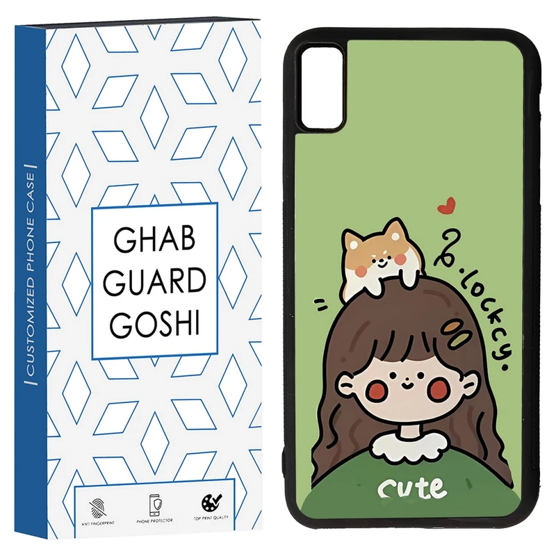 کاور قاب گارد گوشی طرح دخترانه کد TPU-026 مناسب برای گوشی موبایل اپل Iphone XS MAX/ Iphone X MAX