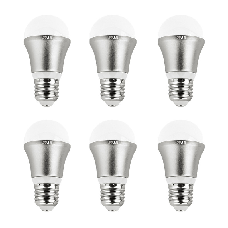 لامپ ال ای دی 5 وات دی پی مدل 01 پایه E27 بسته 6 عددی