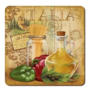  زیر لیوانی طرح روغن زیتون و فلفل دلمه ای کد nzl477