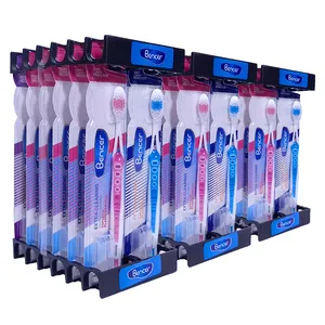 مسواک بنسر مدل اکسترا کلینینگ با برس سخت بسته 36 عددی