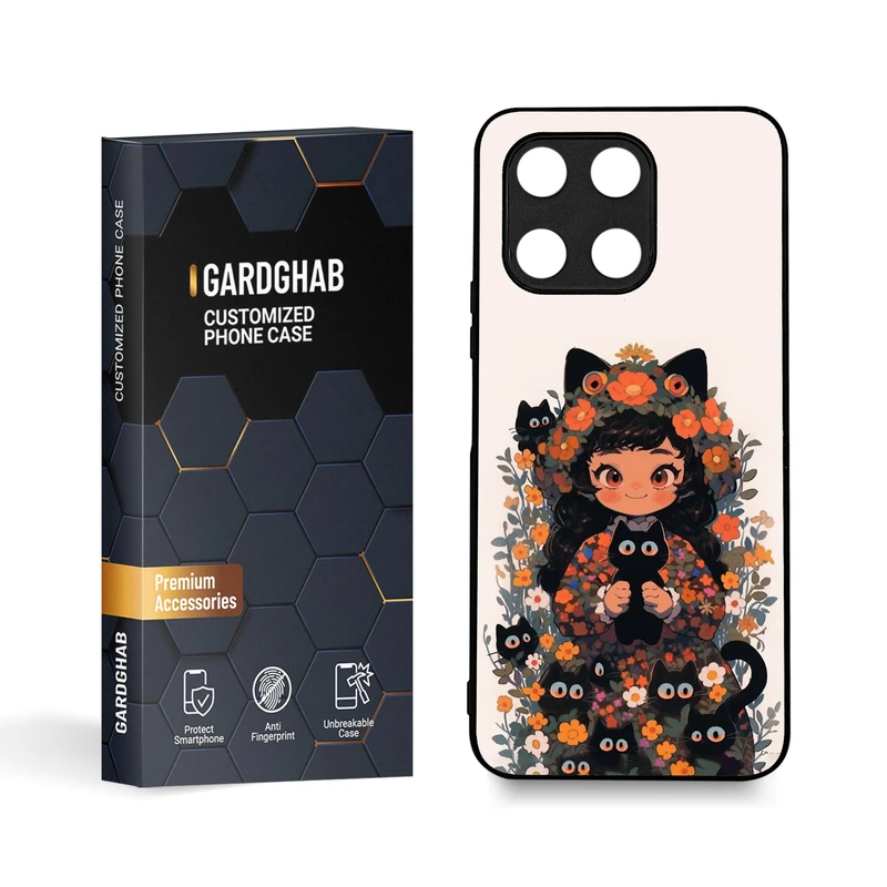 کاور گارد قاب مدل دخترانه مناسب برای گوشی موبایل آنر X6A