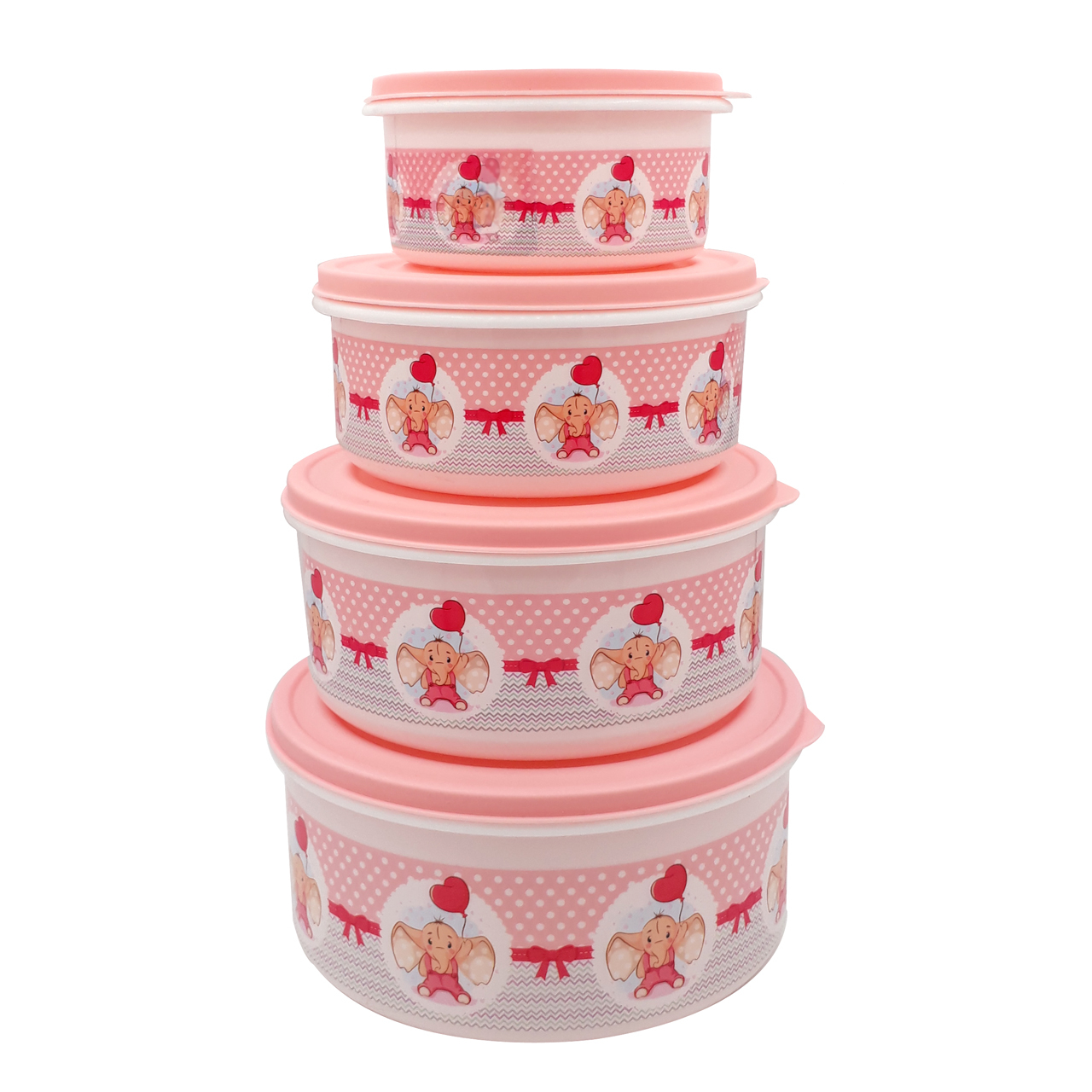 ظرف نگهدارنده مدل فیل کد mg161 مجموعه 4 عددی