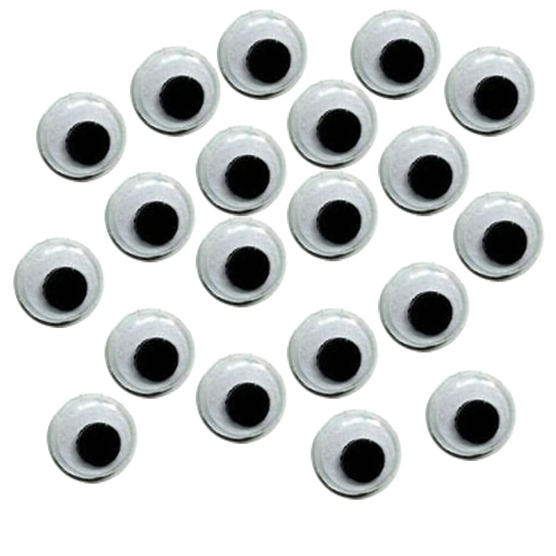 چشم عروسک مدل دایره ای کد MOT-12 بسته 20 عددی