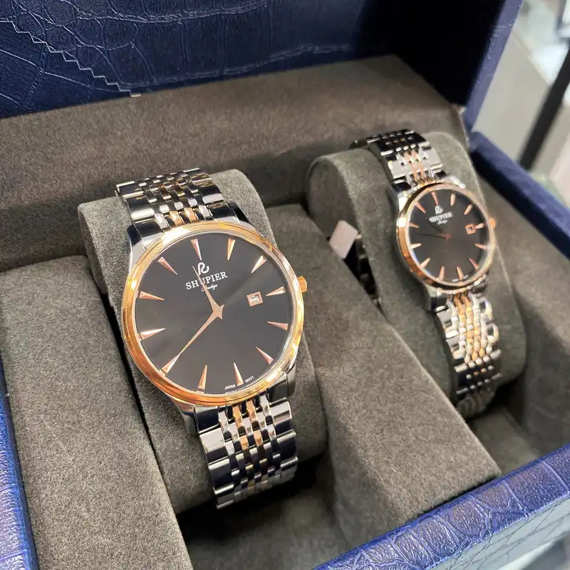 ست ساعت مچی عقربه ای زنانه و مردانه شوپیر مدل GL172A012