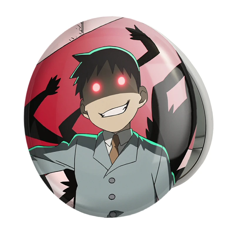 آینه جیبی خندالو طرح غرور انیمه کیمیاگر تمام فلزی مدل تاشو کد 12688 