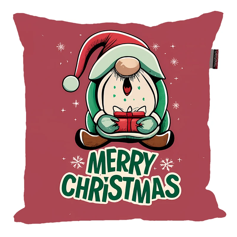 کوسن پاد آفرین مدل کریسمس طرح بابانوئل کد PK30254