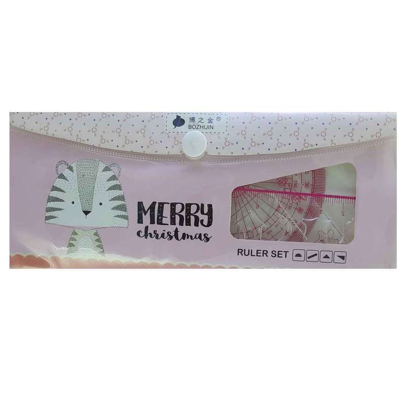 ست خط کش کد N22 مجموعه 4 عددی